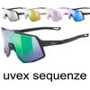 Sports Sunglasses UV400 Mirror Lens Sequenze Clear [Uvex] Anti-fog Cycling/Running/Outdoor