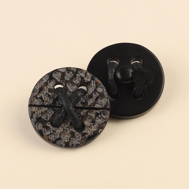 Resin High-Grade Decorative Buttons for Fashionable Cashmere Trench Coats
