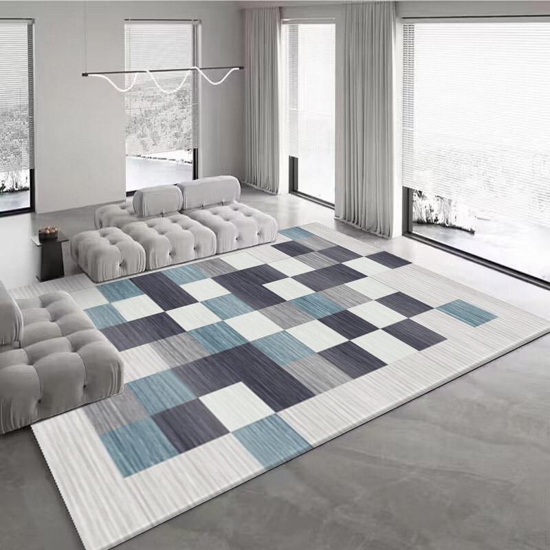 Fashionable and high-end carpet, living room sofa and coffee table carpet, light luxury Nordic minimalist carpet