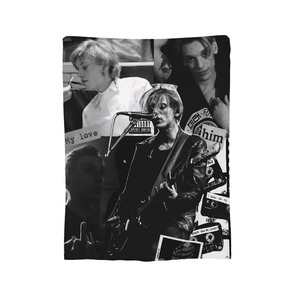 Jamie Campbell Bower Throw Blanket for Couch Soft Fuzzy Plush Blanket 50x60 Inches Multiple Sizes Bedspread for All Seasons