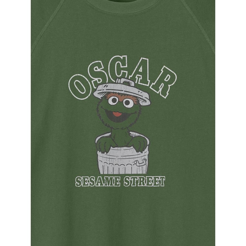 Gu By Uniqlo Sweat Tee  5 Sleeve  Sesame Street