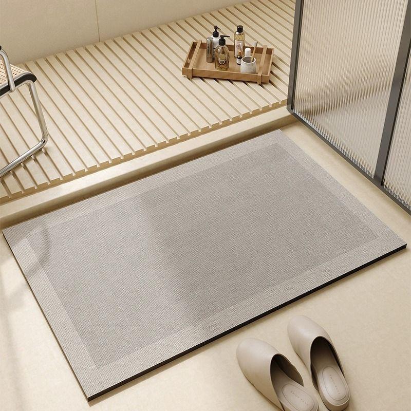 luxury elegant bathroom toilet toilet water absorption non-slip foot mat household dirt-resistant diatom mud floor mat