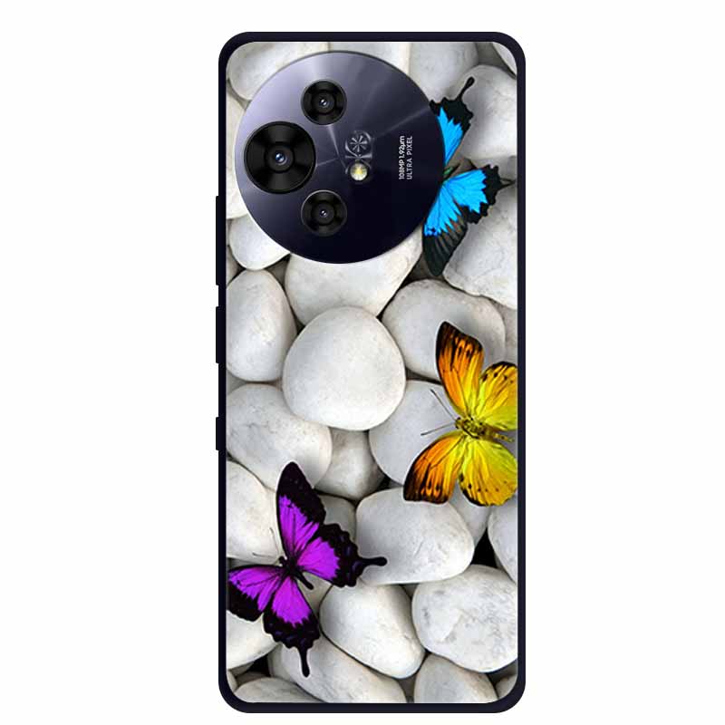 For TCL 50 Pro NxtPaper 5G Case Black Silicone Cover for 50 Pro NxtPaper Protective Shell Coque for TCL 50 NxtPaper 5G TPU Cases
