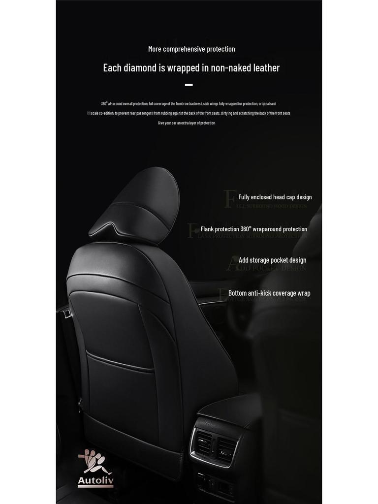 Infiniti FX35/FX37/FX45 Linen Seat Cushion Full Wrap, Five-Seat Car Cover.