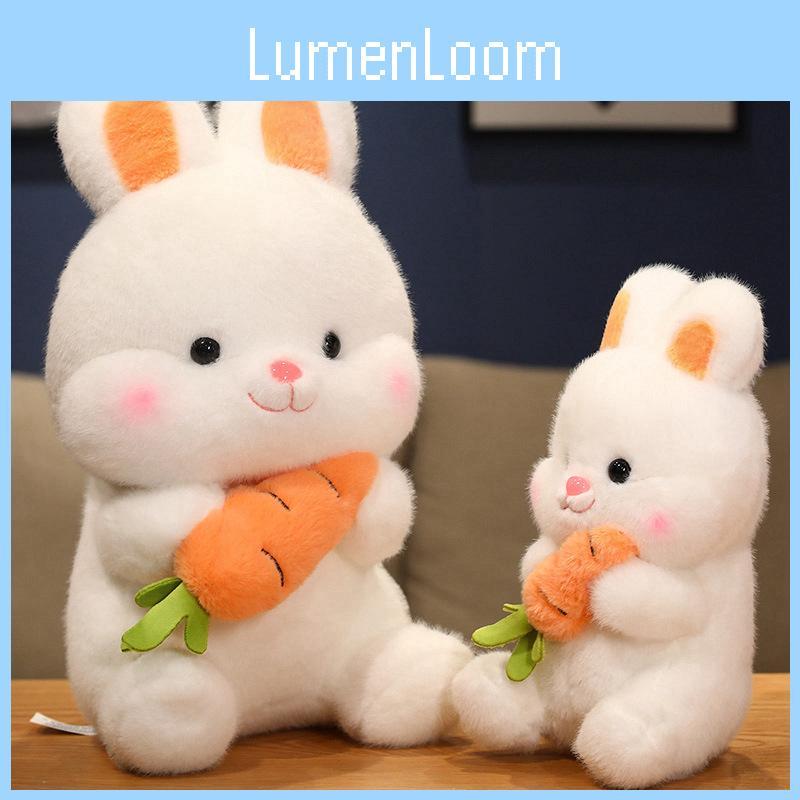 Short Endearing Plush Bunny With Carrot  Kids Perfect Birthday Celebrations Gift