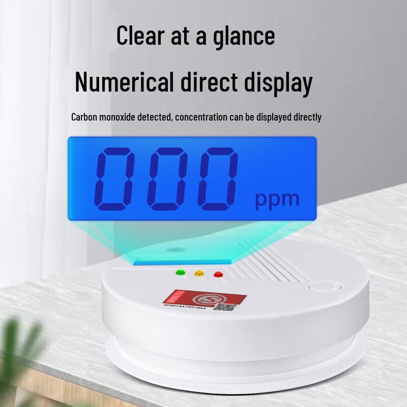 MDNG Battery-Powered Indoor Carbon Monoxide Alarm CN plug (adapter included)