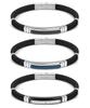 Nomination Bracelet City Energy Edition Black Rubber Cubic Zirconia 028820