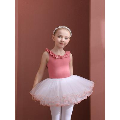Vestiti da ballo per bambini, Abiti da allenamento estivi per bambine, Gonne da balletto in cotone per bambini, Gonne da ballo per bambine, Vestiti da ballo
