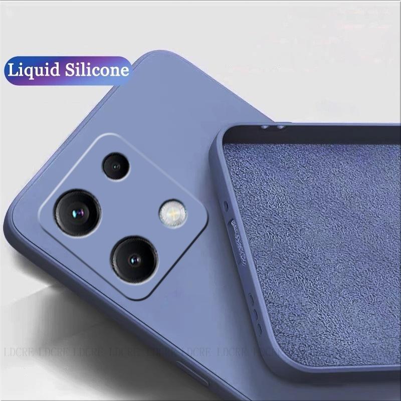 For Redmi Note 14S Case Cover Xiaomi Redmi Note 14S Capas New Phone Bumper Back Liquid Silicone Soft TPU Fundas Redmi Note 14S