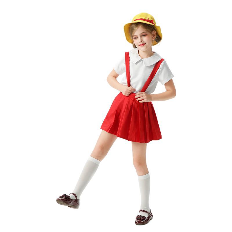 Short Sleeve Cherry Maruko Children's Clothing Cosplay Children's Clothing Anime cos Girls Performance Student Uniform School Uniform