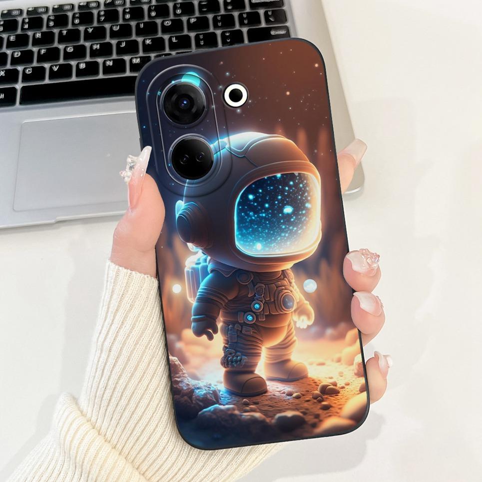 Luxury Fashion Back Cover For Tecno Camon 20 Pro 4G 5G Shockproof Coque On Camon 20 Premier Camon20 Phone Case Rabbit Cat Bumper