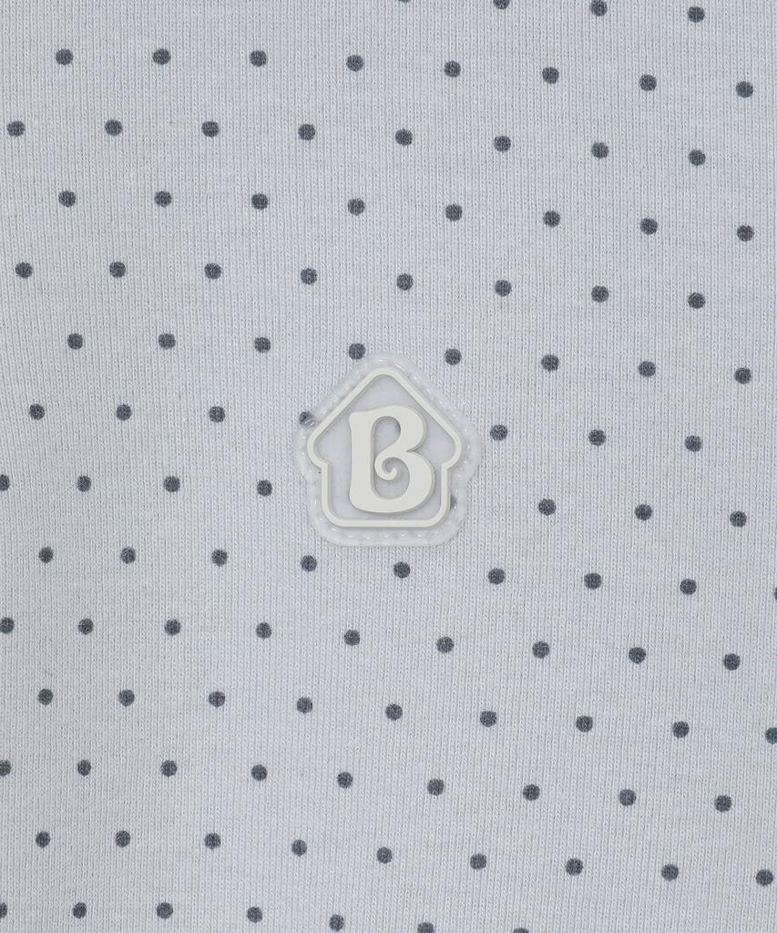 BAUF Round Collar T-Shirt [Dot Gray]