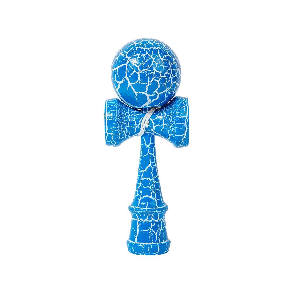 

Cracked Kendama Skill Fitness and Leisure Wooden Educational Toy for Perfect for Kendama School and Tournaments Ozora Ball, Children, Classes,