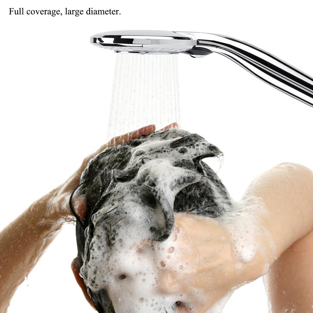 3 Spraying Mode Digital Display Handheld Shower Head with 3 Color Temperature Control LED Light