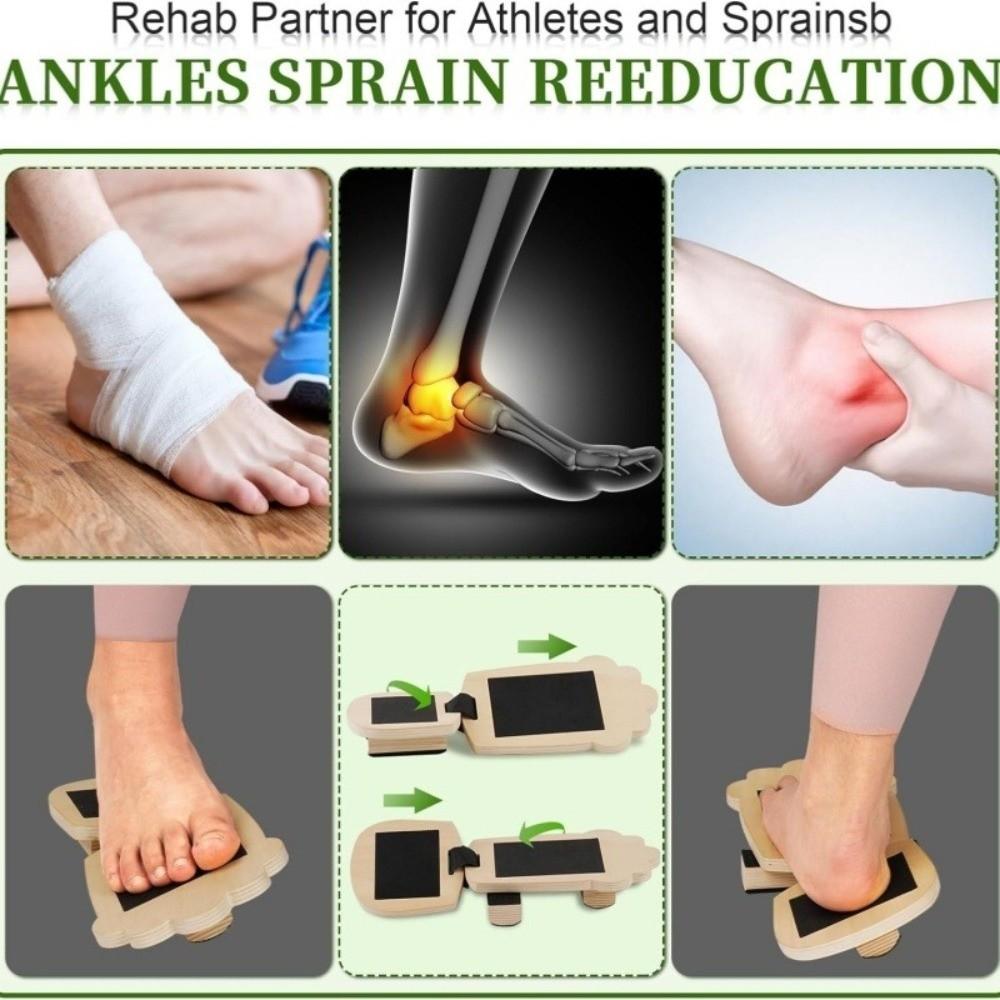 Wooden Ankle Balance Board Non-slip Wobble Board New Ankle Strengthener  Balance Training