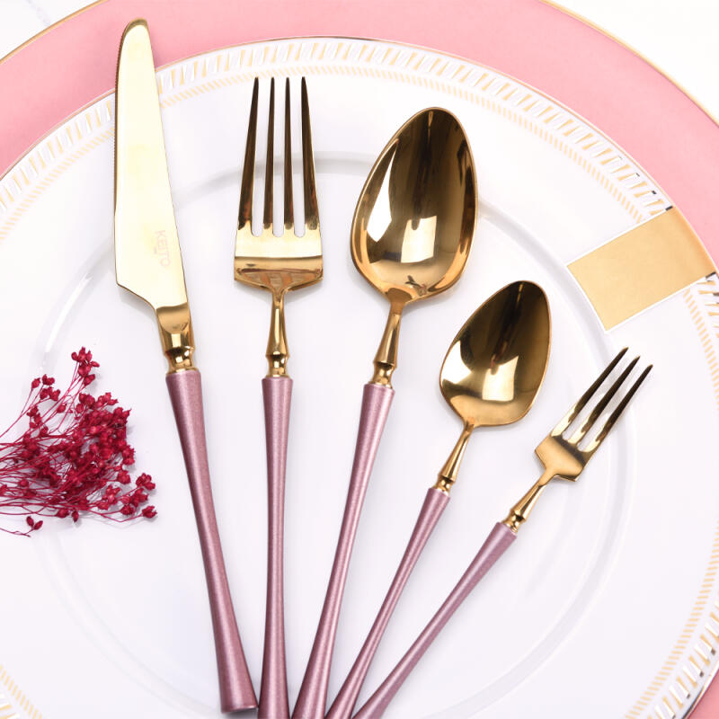 Rutiles Столовый набор на 4 персоны (ПОДАРОК)_Розовое золото