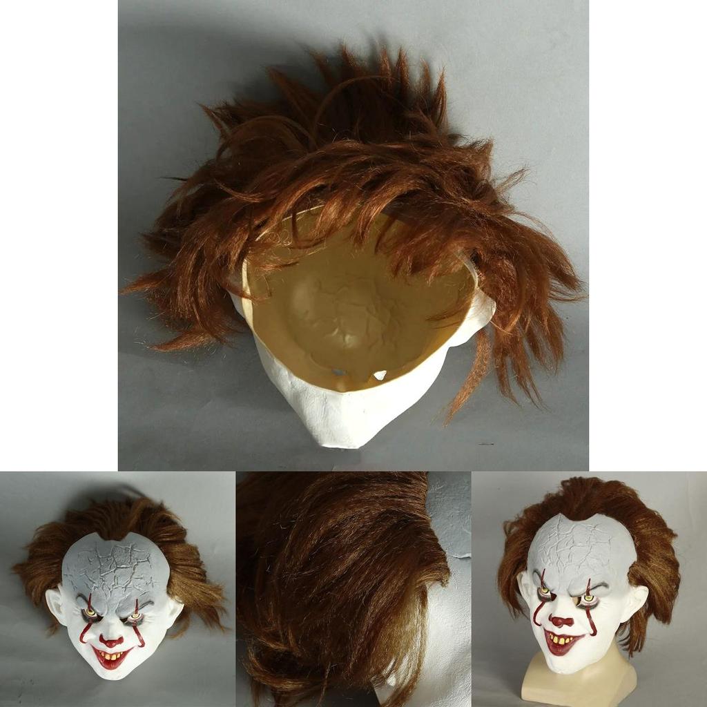 High-quality Stephen King's It Pennywise Horror Clown Mask Ideal For Costume Parties