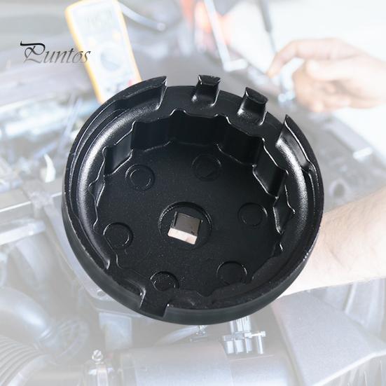 Oljefilternøkkel Heavy Duty oljefilterhattefjerning socket verktøykassett stil Oljefilterhusnøkkel for Camry Honda