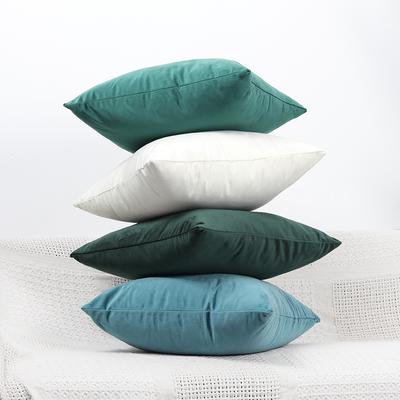 45x45 cm Düz Renk Kadife Minder Örtüsü Peluş Atmak Yastık Kılıfı Kanepe Araba Ev Dekoratif Yastık Kılıfı Yastık Örtüsü Dekorasyon