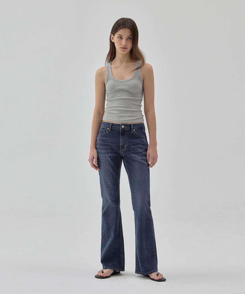 RYUL+WAI Denim Semi-Bootcut Basic Pants Indigo R6