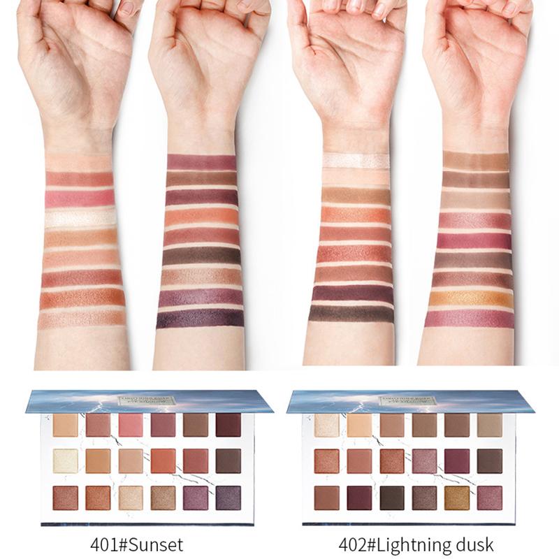 

Палитра теней для век FLASH MOMEN18, водостойкая, цвет заката, тыквы, жемчужная земля, диск для пустыни, серия для девочек, пудра 402#