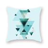 Copricuscino Divano Soggiorno Auto Lusso Decorazione Casa Copricuscino Astratto Geometrico Blu Copricuscino da Lancio
