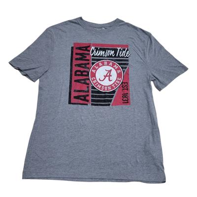 NCAA Adult Short Sleeve Graphic Print Tee (Alabama Crimson Tide, M) Unisex T-Shirt