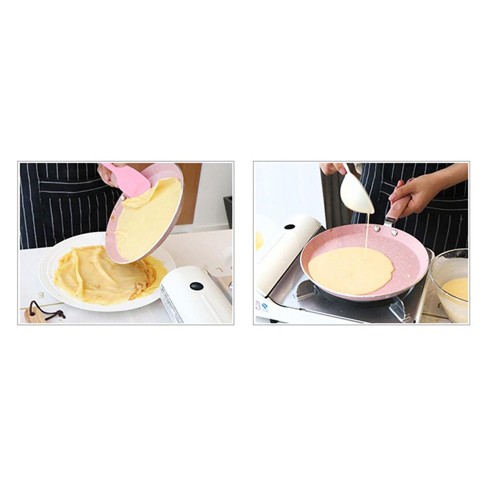 Padella per Omelette Alluminio Padelle Antiaderenti Utile per Pancake Antiaderente Pietra Medica Rosa