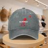 A MenS Baseball Cap Featuring The Map And Flag of Norway Stylish And Casual Adjustable for Spring And Autumn Outings Perfect