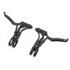 1 Pair Bicycle Brake Lever Hollow Aluminum Alloy 22.2mm Sensitive Black V Brake Handlebar for Folding Bick Road Bike