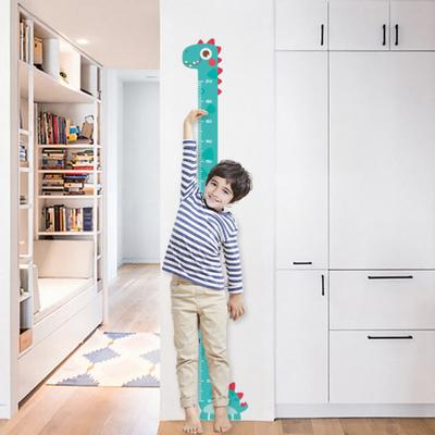 Baby Growth Chart Wall Sticker Self-Adhesive Bedroom Play Room Nursery Giraffe Dinosaur Children Height Measurement Ruler Decal
