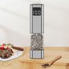LED Display Electric Salt and Pepper Grinder Adjustable Particle Coarseness Spice Mill  Restaurant