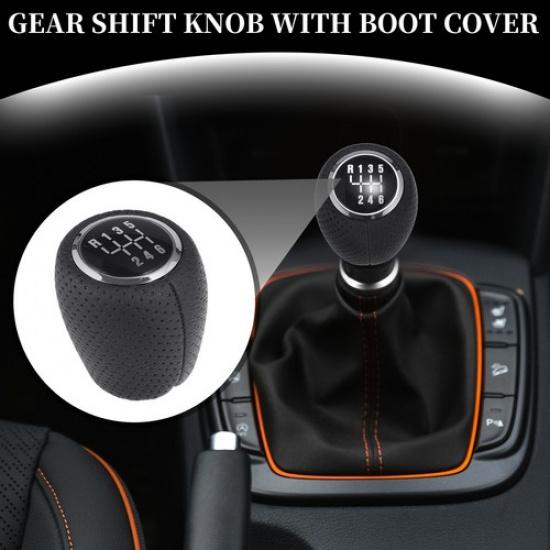6 Speed Manual Gear Shift Knob for Chevrolet Cruze 2008-2012 Plastic Black