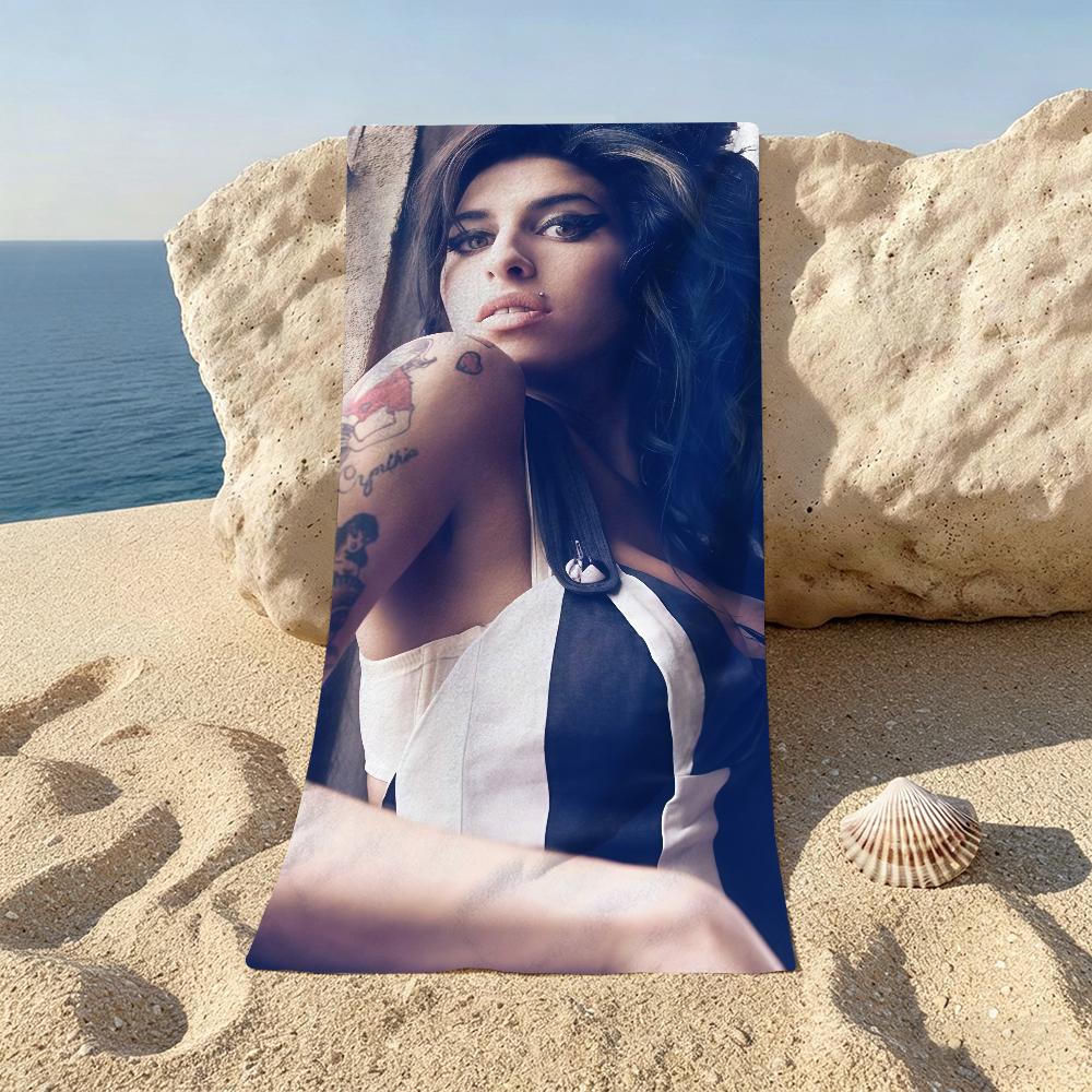 Famous Music Singer Amy W-winehouse Towel For Beaches Yoga Studios Gyms Hot Springs Swimming Pools And Picnics