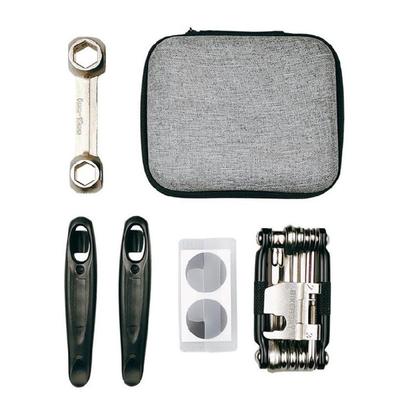 Portable Bike Repair Set Tire Repairs Patches Set with Storage Bag Bicycles Mechanic Repair Tool Cycling Accessories