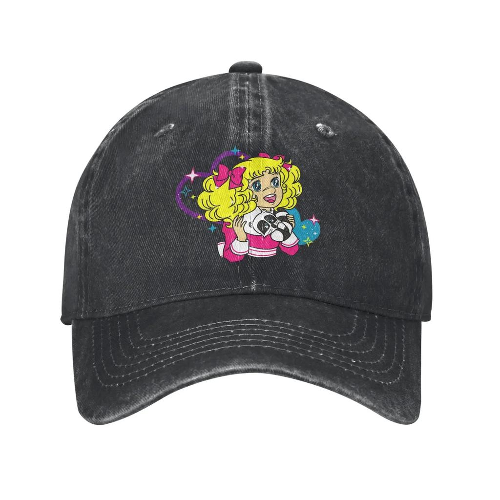 Candy Candy Cartoon Sakura & Kero Casual Baseball Cap For Couple Women Summer Running Trucker Hat Classic Sun Visor Snapback Cap