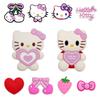 Large Size Floral Crocs DIY PVC Shoe Charms - Soft Rubber Buckle Decorations