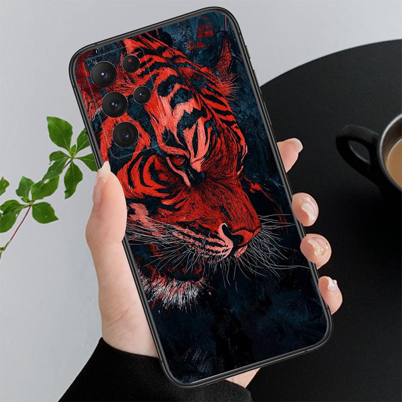 

Japanese tiger Art Phone Case For Samsung A55 A16 A56 A36 A35 A15 A53 A54 A33 A34 A25 A05S A52 A52S A14 A24 A26 A71 A05s