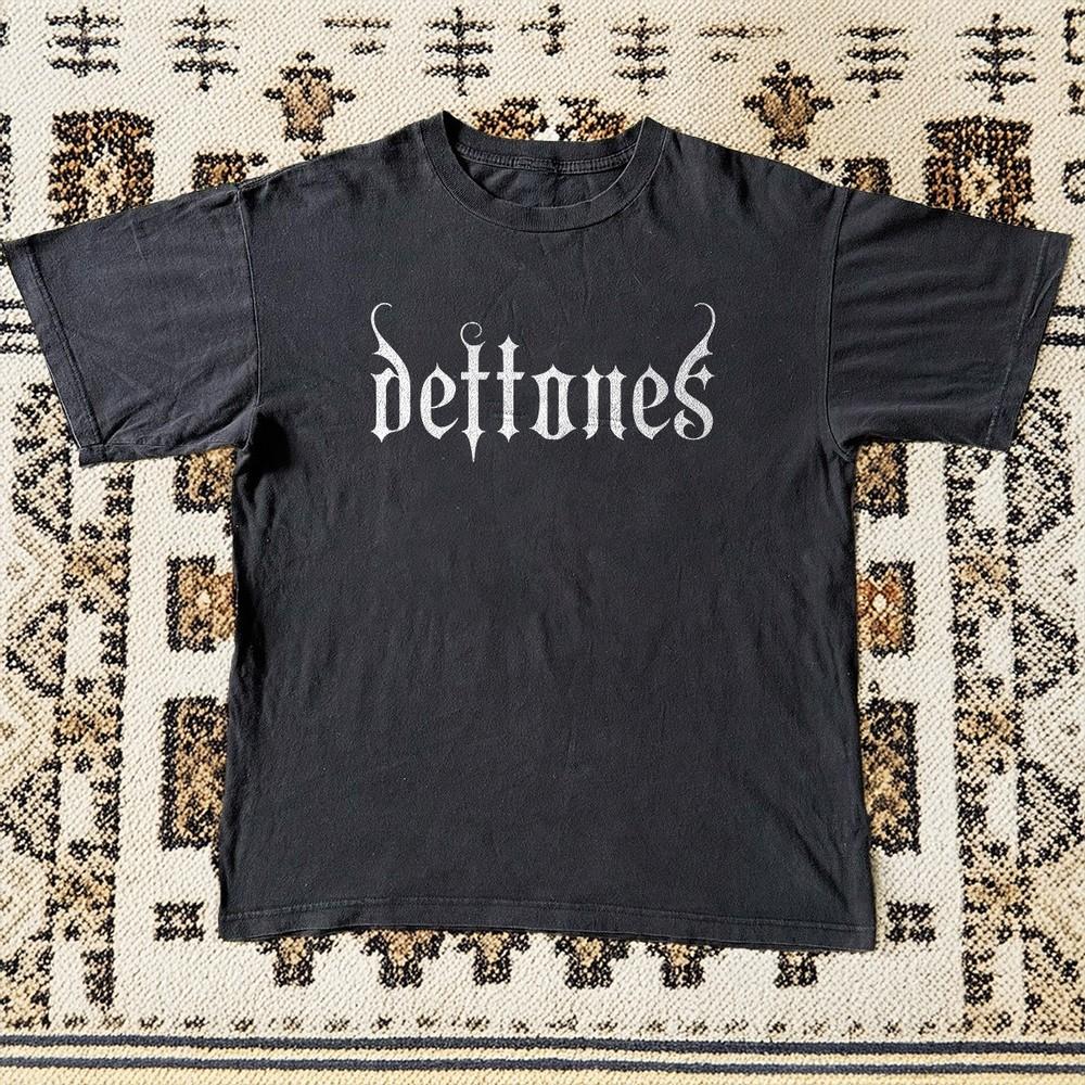 Deftones Dia de Los Deftones Black Cotton Unisex TShirt  Rock Band Graphic Tee Unisex T-Shirt XXL