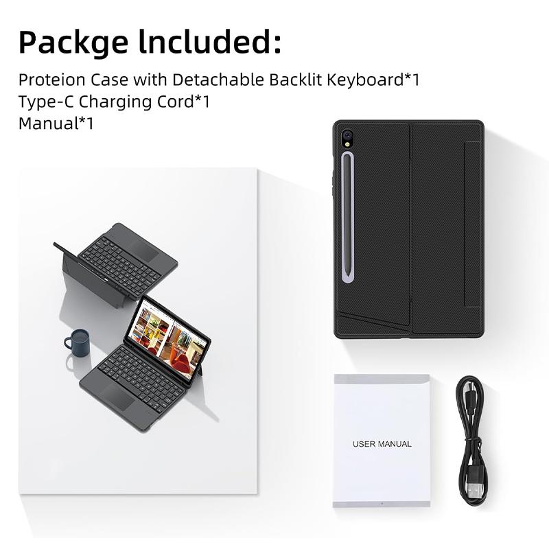Factory Spot  Detachable Keyboard Protective Cover for Samsung Galaxy Tab S10 Lite 10.9" Keyboard Protective Cove