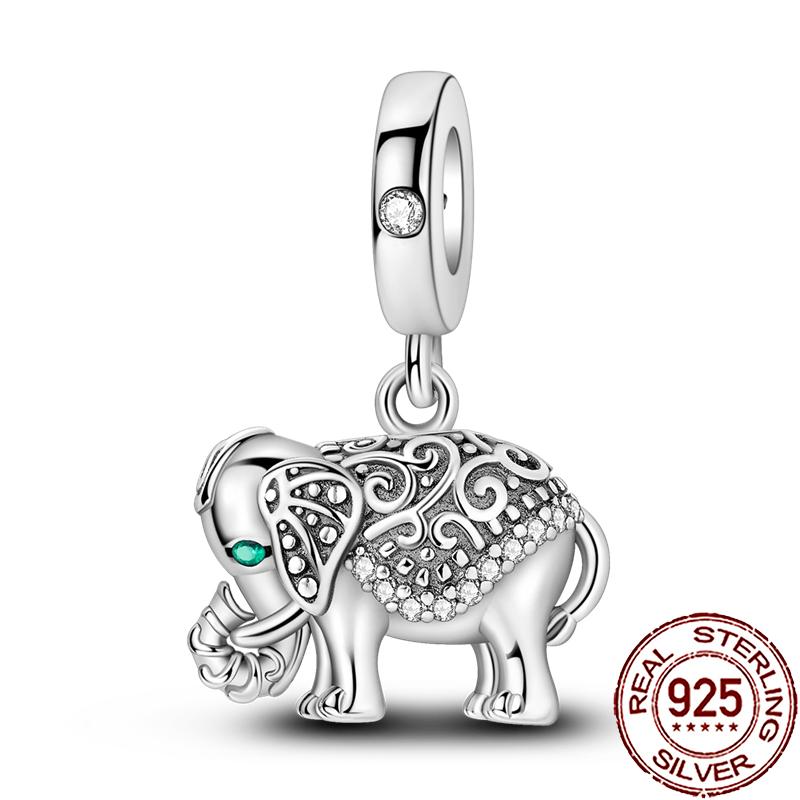 New Charms Copper Cute Animal Pets Charm Beads Fit Snake Chain Bracelet Necklace Women Diy Jewelry