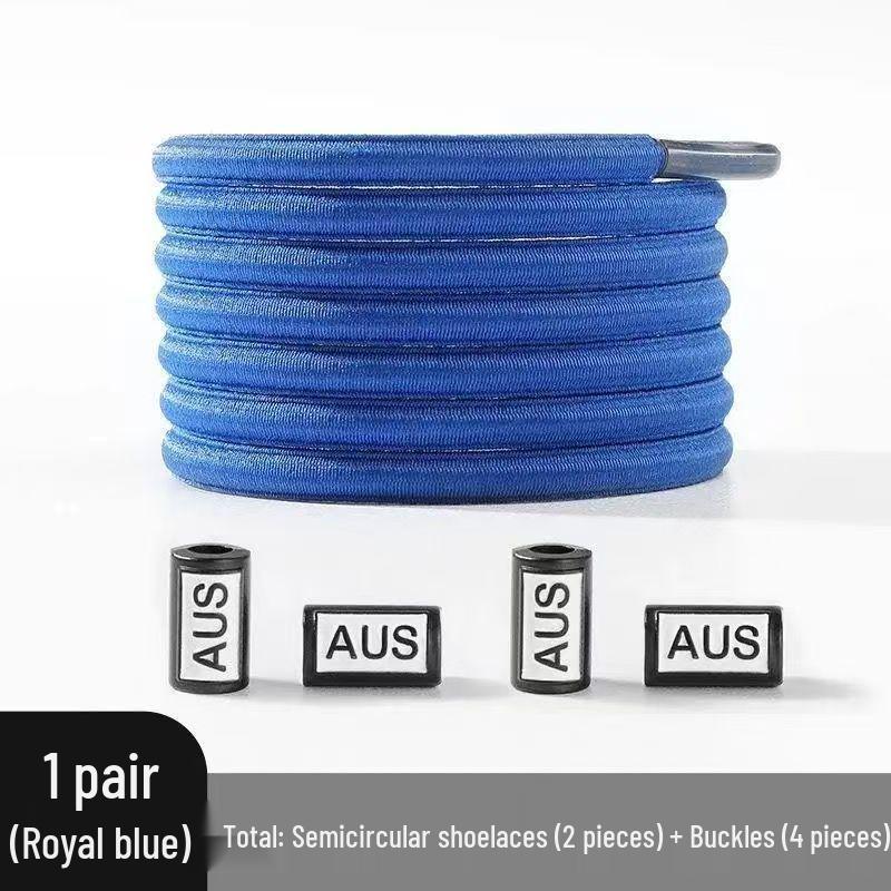Elastische Schnürsenkel ohne Binden mit Metallschnalle - Einfache Faule Schnürsenkel AUS
