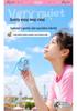 USB Rechargeable Portable Cartoon Mini Fan with Lanyard
