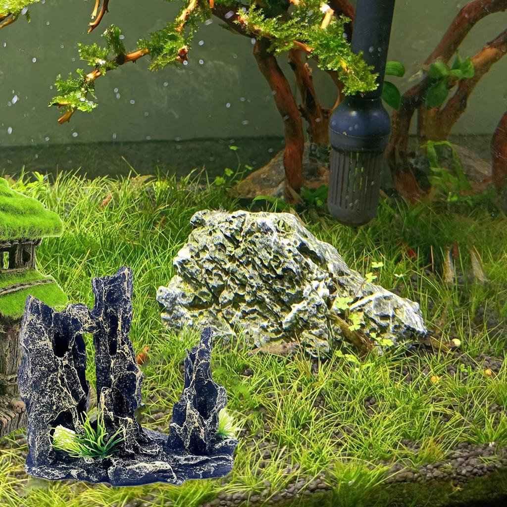 Realistic Cave Rockery Resin Simulation Aquarium Ornaments False Rockwork Fish Tanks Aquarium Plant Aquarium Supplies