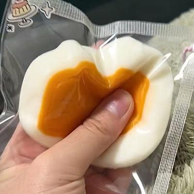 Sticky Tpr Cute Cat Cheese Bread Pressure Relief Soft Squishy Fingertip Toy Relieving Squeeze Decompression Slow Rebound Toy