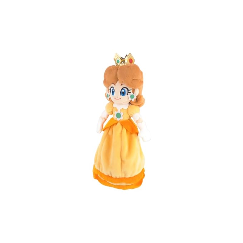 Sanei Boeki Super Mario ALL STAR COLLECTION Daisy (S) W10 X D7.5 X H25cm Plush Toy AC06