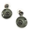 NOA [G0398] - Gray 'Nacre En Folie' Designer Earrings