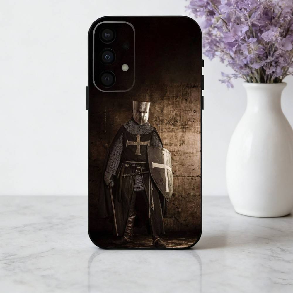 

Чехол для телефона C-Crusaders-S T-Templar-R K-Knight для Samsung Galaxy A73,A72,A71,A70,A53,A52,A51, Мягкий силиконовый черный чехол Samsung a70