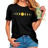 Stylish Cotton Short Sleeve T-Shirt with Phases - New To Full -All-cotton