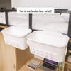 Student Dormitory Hanging Bedside Shelf: Upper Bunk Snack & Storage Basket